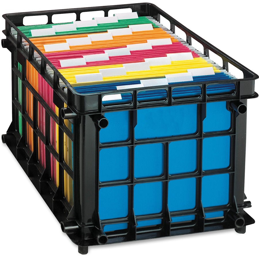 Pendaflex Oxford Stackable File Crate R&R Office Solutions