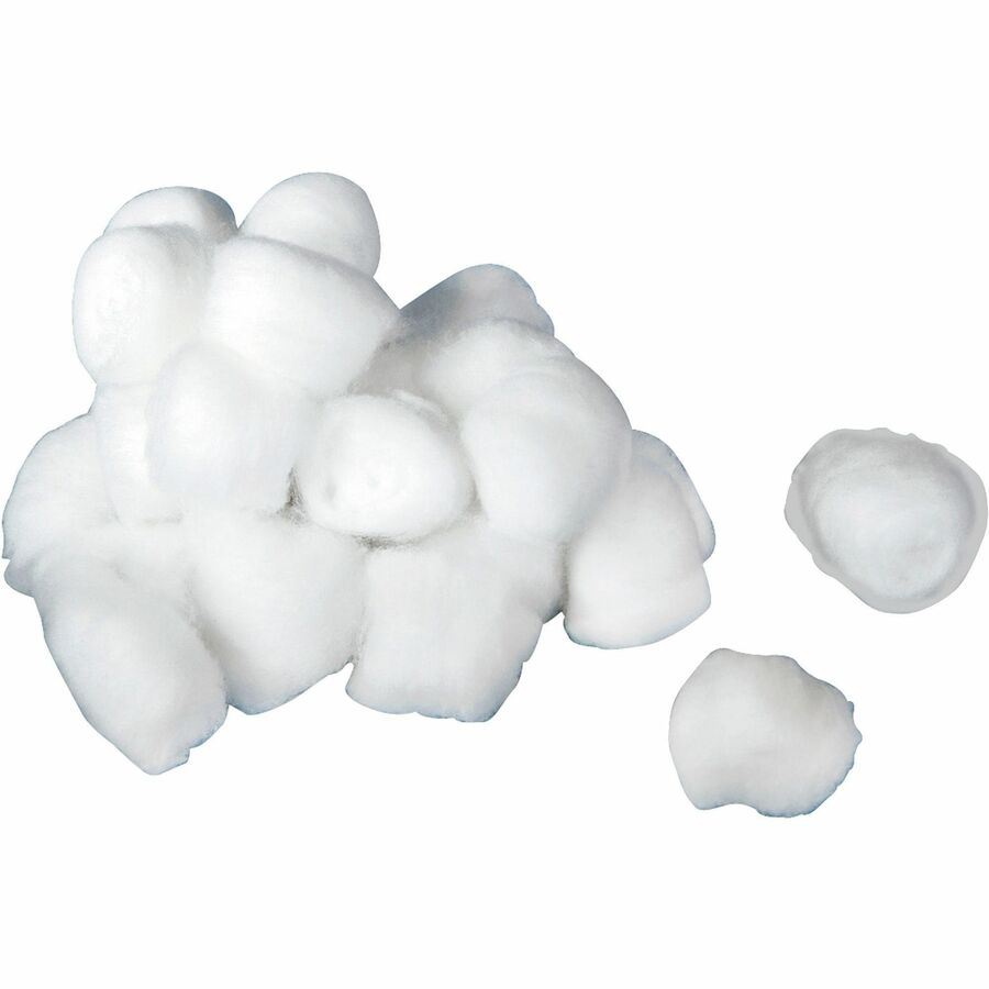 Medline Nonsterile Cotton Balls - Large - 1000 / Pack - 100