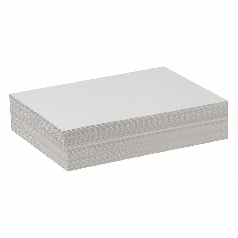 Pacon Medium Weight Tagboard 18 x 12 White 100/Pack