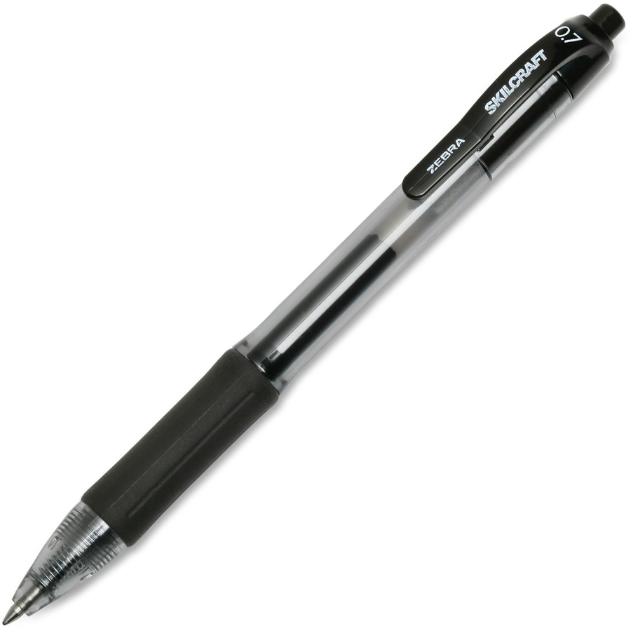NSN6473133 SKILCRAFT Zebra Med. Point Retractable Gel Pen Office