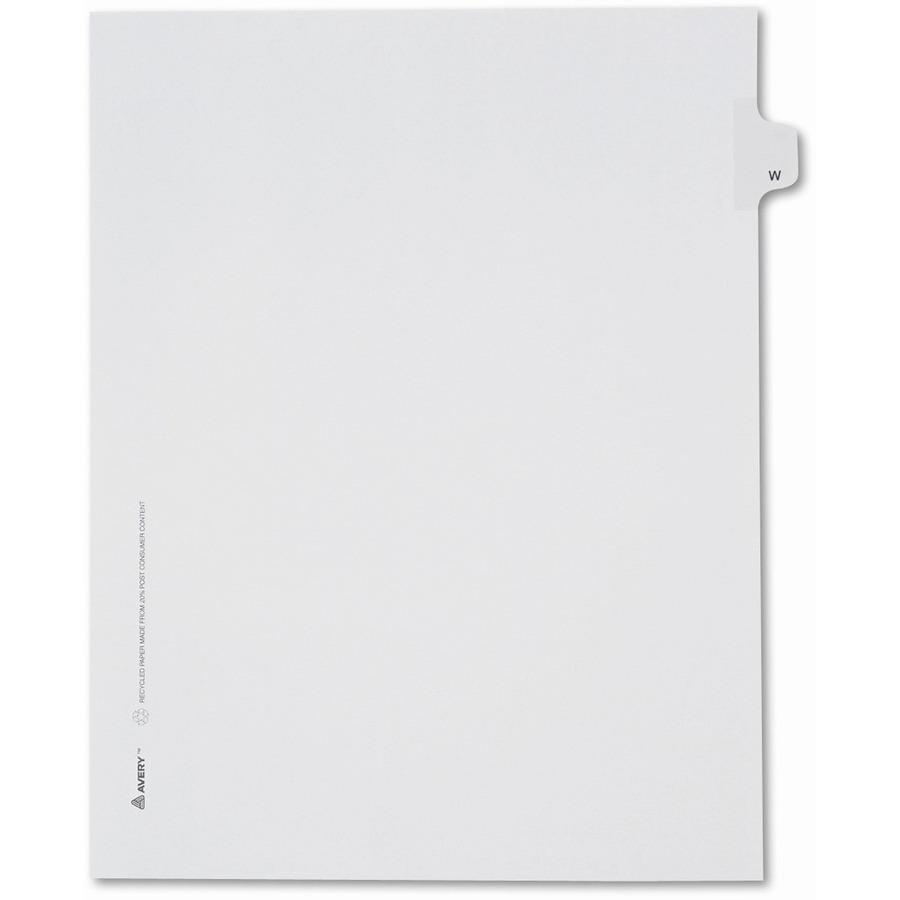 Avery Individual Legal Tab Divider