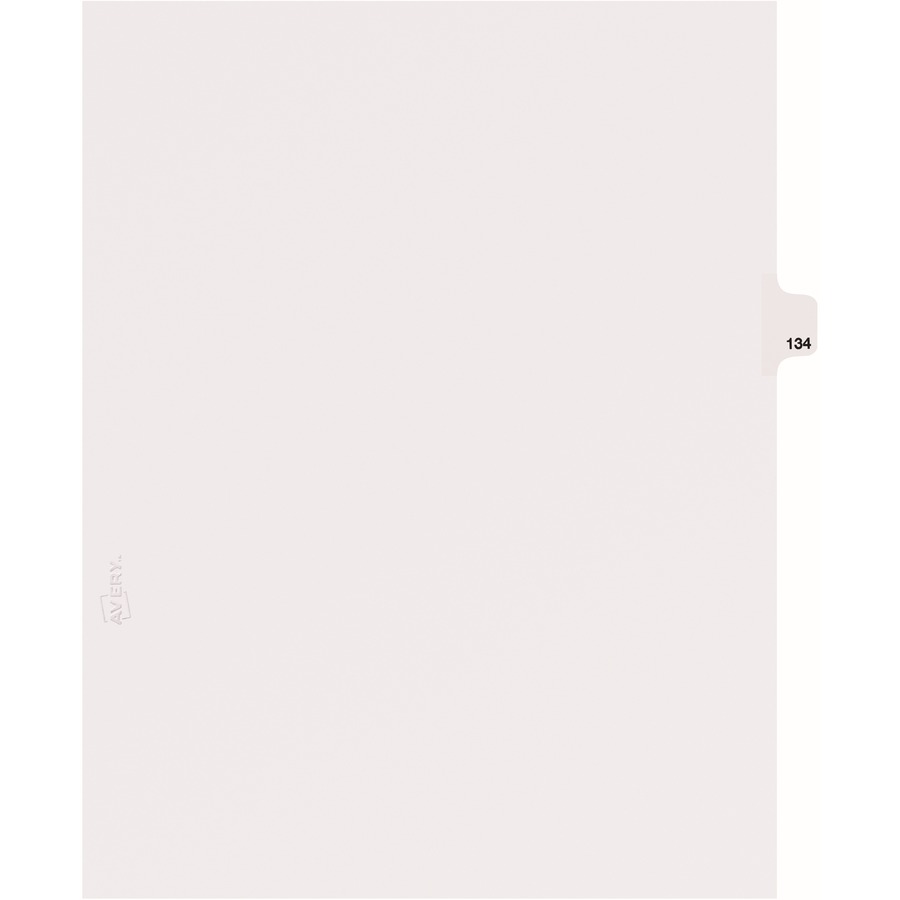 Avery 82350, Avery Individual Side Tab Legal Exhibit Dividers, AVE82350 ...