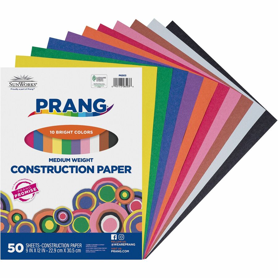 Prang Smart-Stack Construction Paper - Prang Construction Paper - Servmart