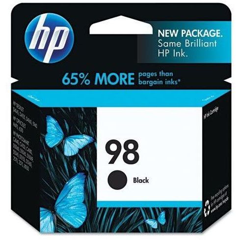 INK, HP 98 BLACK INKJET CARTRIDGE