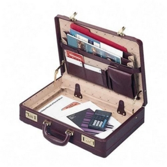 Sparco Expandable Leather Attache Case