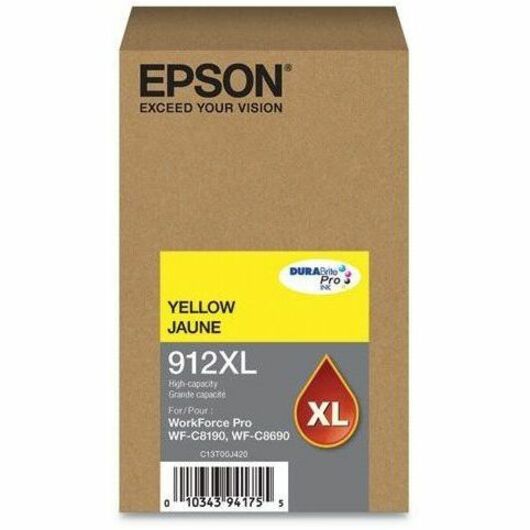 Epson DURABrite Pro 912XL Original Ink Cartridge Yellow T912XL420