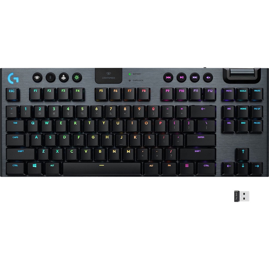 Logitech+G915+TKL+Tenkeyless+Lightspeed+Wireless+RGB+Mechanical+Gaming+Keyboard