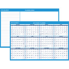 AAG PM30028 At-A-Glance Erasable Yearly Horiz. Wall Planners AAGPM30028