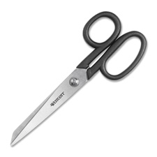ACM11136 Acme United Corporation Straight Scissors, 6", Right Hand/Left Hand, Black HandleSHEARS,FORGED,ADJUSTABLE,6"