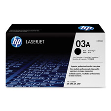 Hewlett Packard C3903A Toner Cartridge, 4000 Page Yield, Black, HEWC3903A, HEW C3903A