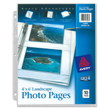 AVE 13406 Avery Horizontal Photo Pages AVE13406