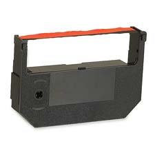 Calculator Ribbon, Nylon, Black/Red