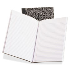 AMP26252 AMPAD Corporation Composition Notebook,Cllge Rld,80 Shts,10"x7-7/8",GN MarbleBOOK,COMP,10X7-7/8,80SH,WE