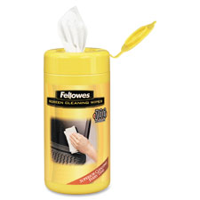 Fellowes 99703 Screen Cleaner Wipes, Alcohol-free, 100 Wipes, FEL99703, FEL 99703