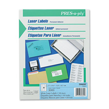 AVE 30603 Avery Pres-A-Ply Standard Laser Labels AVE30603