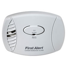 First Alert CO600 Carbon Monoxide, Alarm, Plug In, No Installation Needed, White
