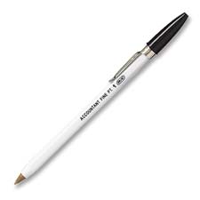 Accountant Ballpoint Pen, Fine Point, Black Ink