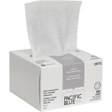 Georgia Pacific 297-12 Accuwipe Eyeglass Wiping Cloth, 4-7/8'' x 8-1/4'', White
