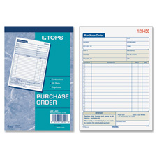 TOP 46140 Tops Carbonless 2-Part Purchase Order Books TOP46140