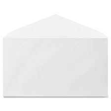 SPR 09099 Sparco Diagonal Seam White Wove Envelopes SPR09099