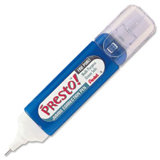 PEN ZL62WBPK6 Pentel Presto! Metal Tip Fine Point Correction Pen PENZL62WBPK6