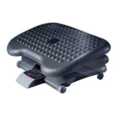 Rubbermaid Commercial Products 4653 Tilting Footrest, Hght Adjustable, 18-1/8'' x 14-1/4'' x 6-5/8'', CCL, RCP4653, RCP 4653