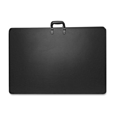 Anglers AP-92-L3X-BK Art Portfolio, 2 Top Handles, 38'' x 3-1/2'' x 25'', Black, ANGAP92L3XBK, ANG AP-92-L3X-BK