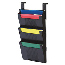 Wall, Desk & Computer Pockets, DEF OPS104 Deflect-O 3-pocket Letter Hanging File System DEFOPS104