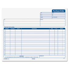 TOP 3821 Tops Carbonless Purchase Order Forms TOP3821