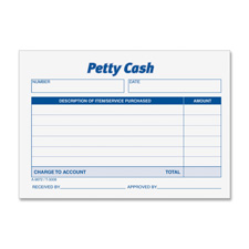 TOP 3008 Tops Received of Petty Cash Forms TOP3008