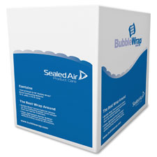 Sealed Air 33246 Bubble Wrap Cushioning Material, 12'' x 250' Roll, 3/16'' Bubble