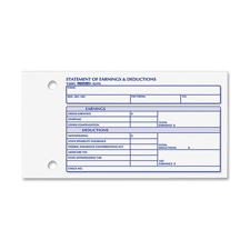 RED 4L416 Rediform Statement of Earnings/Deductions Forms RED4L416