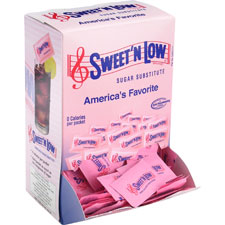 Sugar Foods 50150 Sweet N Low Sugar Substitute, 1g Packet, 400/BX