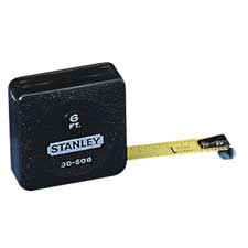 BOS30506 Stanley Bostitch Tape Rule, Resists Abrasions/Dirt/Oil, 1/2"x6', BlackRULE,TAPE,PUSH-PULL,6'X1/2"
