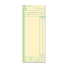 TOP 12613 Tops Full Day Time Cards  TOP12613