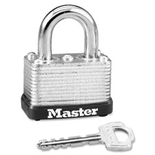 Master Lock 22-D Warded Padlock, Durable Laminated Steel Body