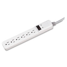 FEL 99036 Fellowes Economy 6-Outlet Surge Protectors FEL99036
