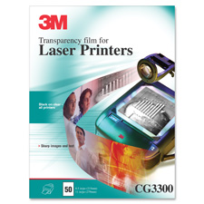MMM CG3300 3M CG3300 Laser Printer Transparency Film  MMMCG3300