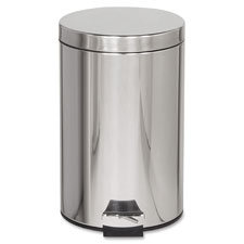 RCP MST35SSPL Rubbermaid Medi-Can Steel Step Trash Cans RCPMST35SSPL