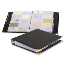 CRD 65361C20 Cardinal Stafford Business Card Ring Binders CRD65361C20