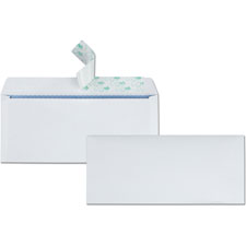 Redi-Strip Envelopes, 24Lb, No 10, 4-1/8