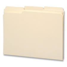 SMD 11534 Smead 1/3 Cut Manila Packaged File Folders SMD11534