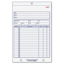 Rediform 5L500 Sales Order Form, Crbnls, 17Lines, 2-Part, 5-1/2'' x 7-7/8'', 50/Book