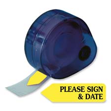 RTG 81124 Redi-Tag Please Sign and Date Arrows RTG81124