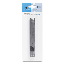 Sparco Utility Knife Refill Cartridge - 4" Length x 1" Thickness - Straight Style - Snap-Off - Steel - 1 Each - Silver