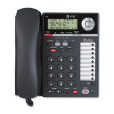 ATT993 Advanced American Telephone Speakerphone,w/Call Waiting/CID,2-Line,100 Name Mem,CharcoalPHONE,992,2LN,CID,SPKR,CBK