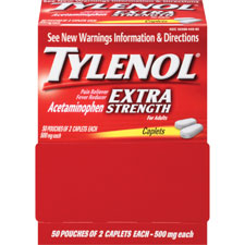 MCL 44910 McNeil Extra Strength Tylenol Caplets MCL44910