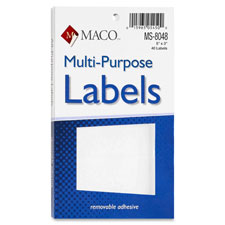Self Adhesive Removable Labels, 250 Labels, 1