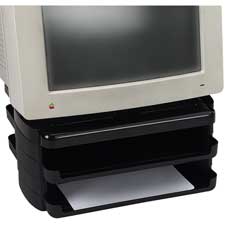 Monitor Stand With Letter Tray, Supports 12-15