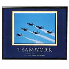 AVT 78028 Advantus Teamwork Framed Print AVT78028